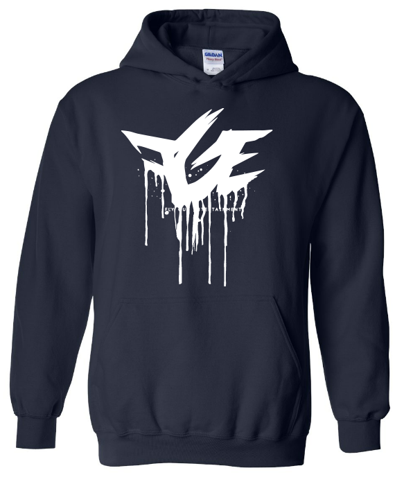 FGE Drip Hoodie (Navy/White)