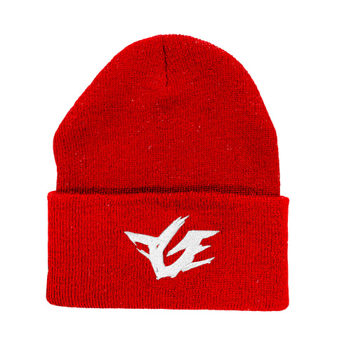 FGE Beanie (Red/White)